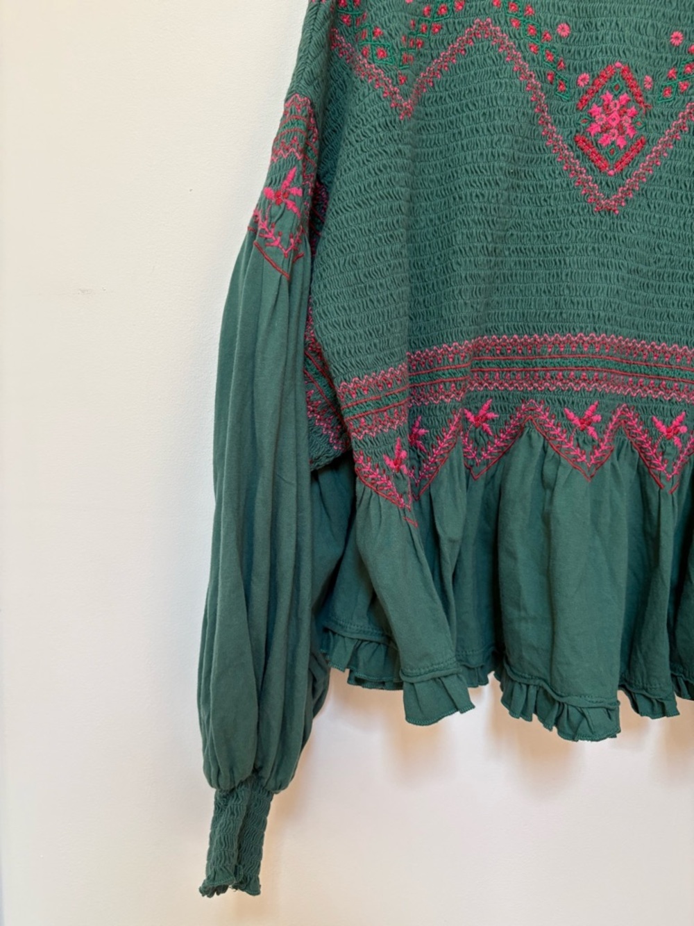 NWOT Free People Holly Long Sleeve Knit Top Size Medium - Picture 15 of 15